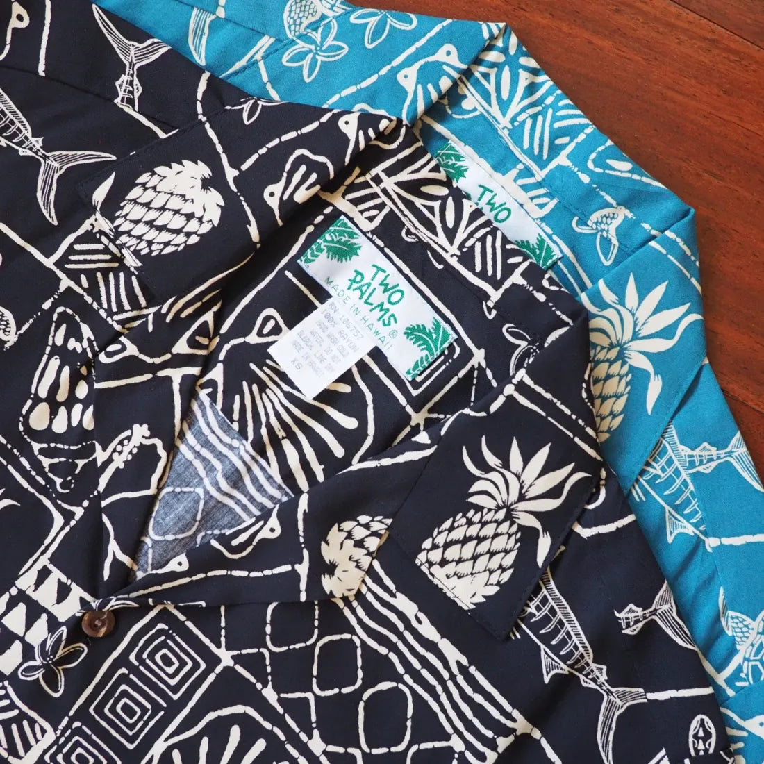 Kaka'ako Teal Hawaiian Rayon Shirt Cozy Loose Fit Short Sleeve