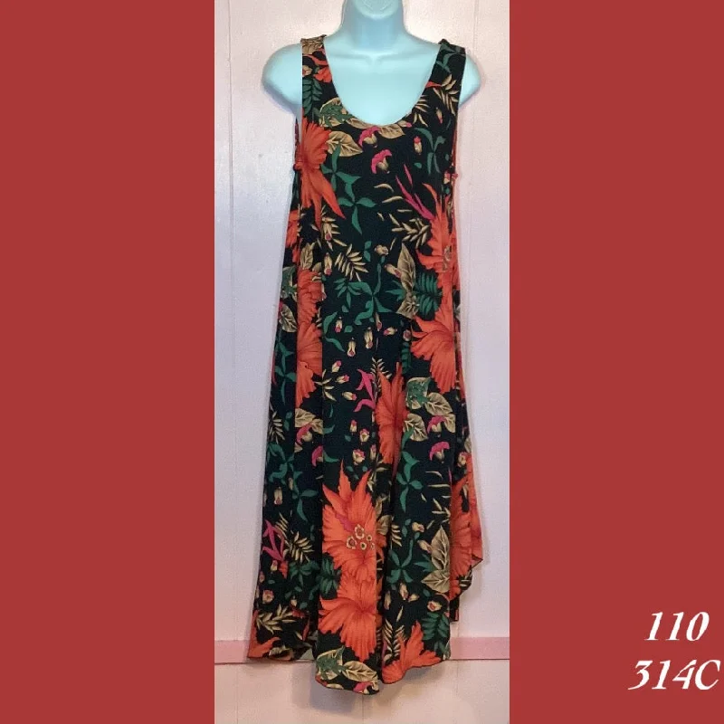 Rainbow Jo Sundress Resort Wear Floral Print Midi Dress - 110 - 314C Comfortable Deep V Midi Dress