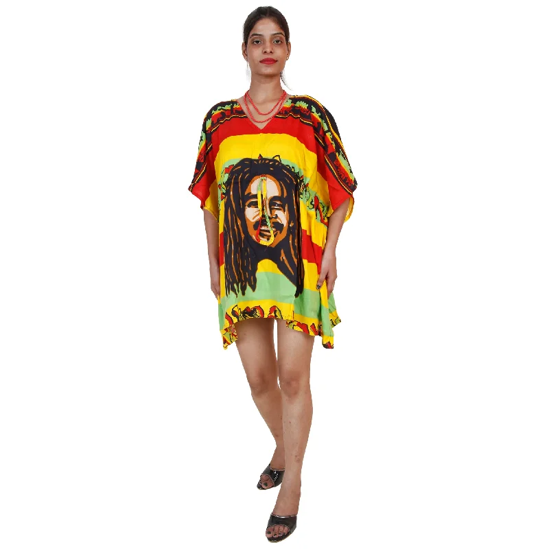 Bob Marley Flowy Mini Dress Stylish Spaghetti Strap Mini Dress