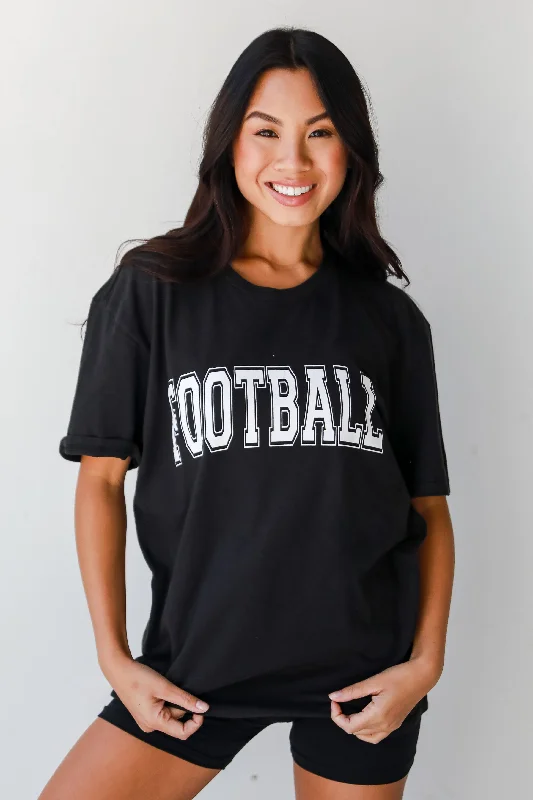 FINAL SALE - Football Tee Fitted T-Shirt Seamless Stretchy