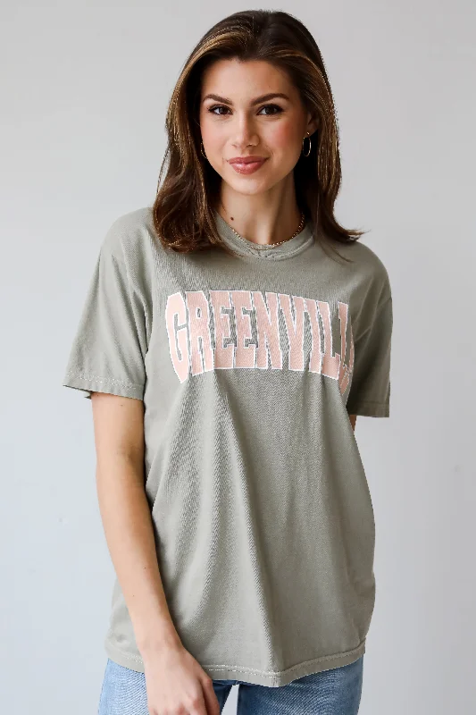 Sage Greenville Tee Cozy Warm Stylish