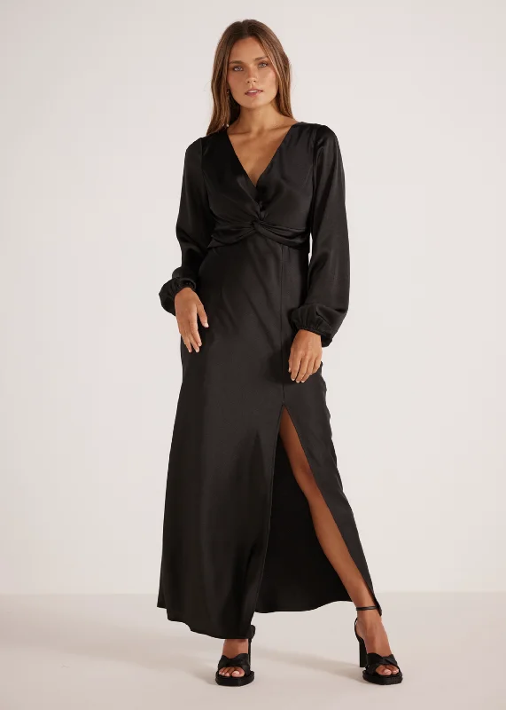 MKP Willow Midi Dress Cozy Midi Dress with Pockets