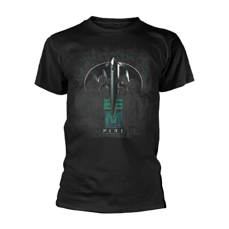 Queensryche Unisex T-shirt: Empire 30 Years Solid Print Embellished