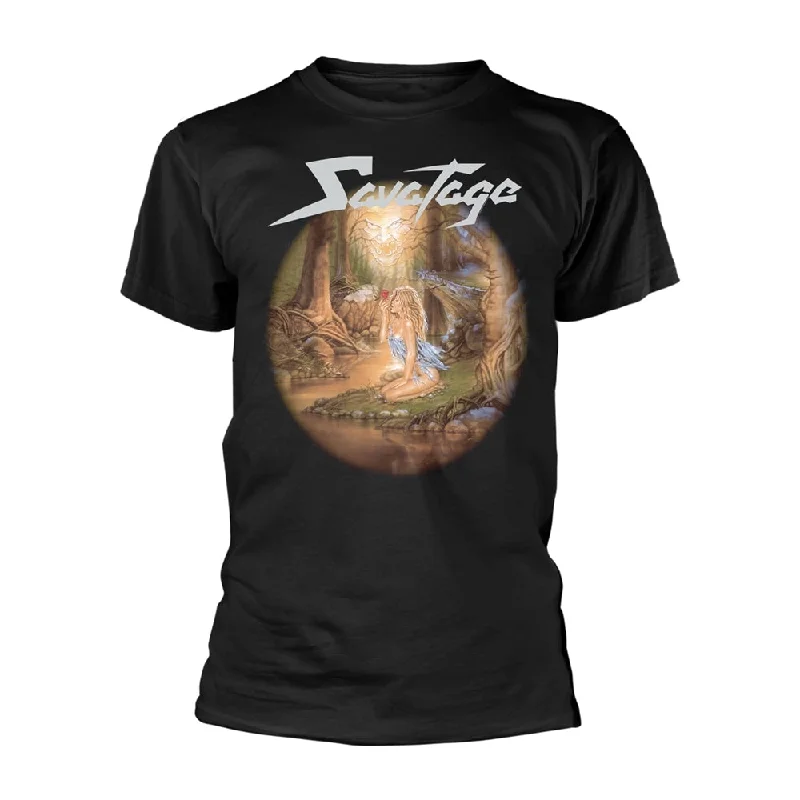 Savatage Unisex T-shirt: Edge Of Thorns (back print) Casual Formal Business