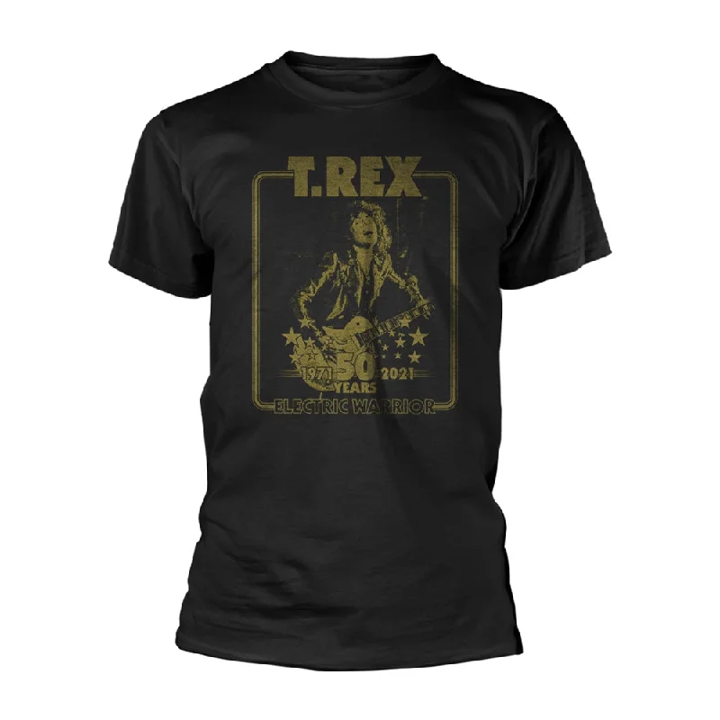 T. Rex | Official Band T-Shirt | Electric Warrior Fleece Fabric Down Fabric Feather Fabric