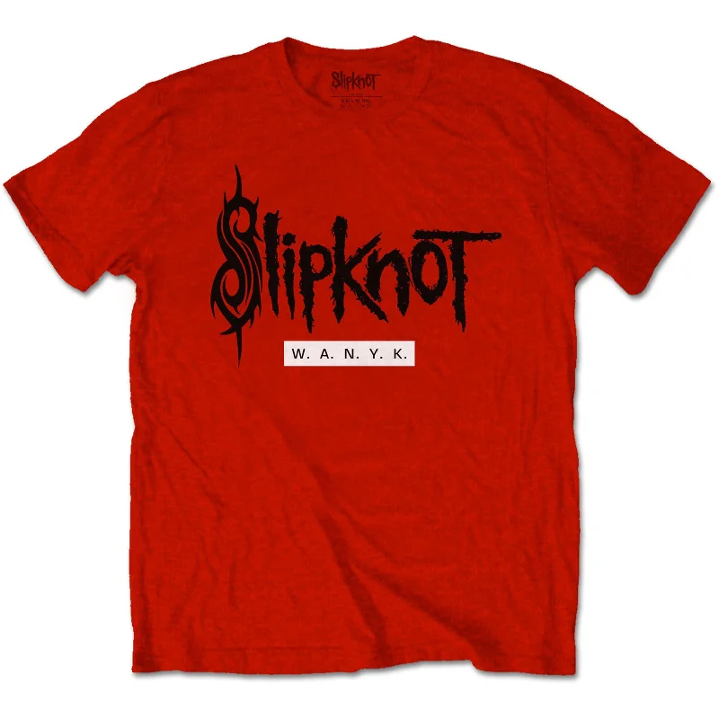 Slipknot | Official Band T-Shirt | WANYK (Back Print) Welt Pockets Slit Pockets