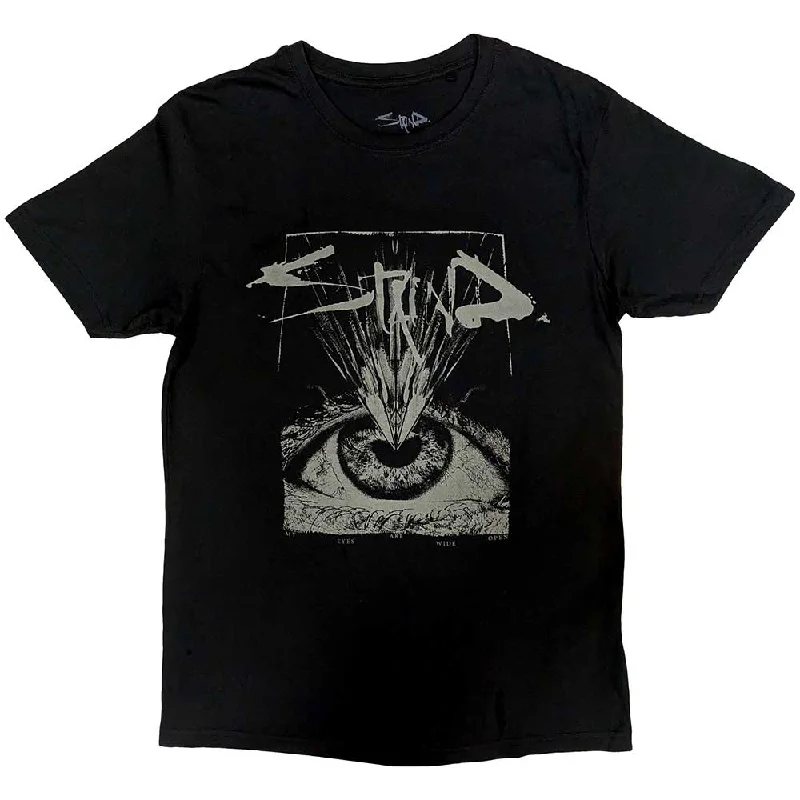 Staind | Official Band T-Shirt | Open Eyes Notch Collar Peter Pan Collar Cowl Neck