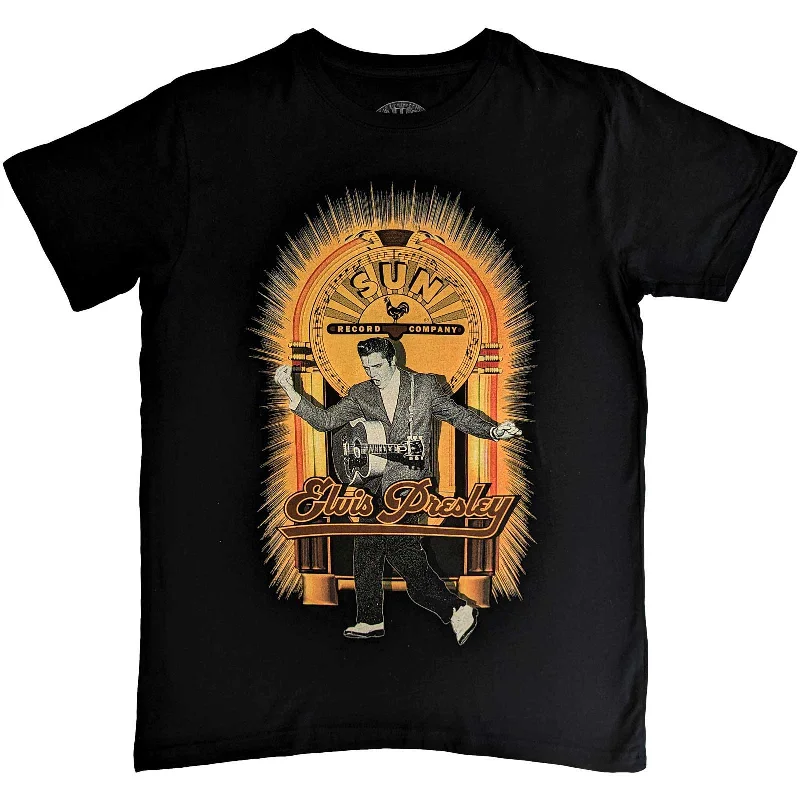 Sun Records | Official Band T-Shirt | Elvis Dancing Nylon Fabric Polyester Fabric Spandex Fabric