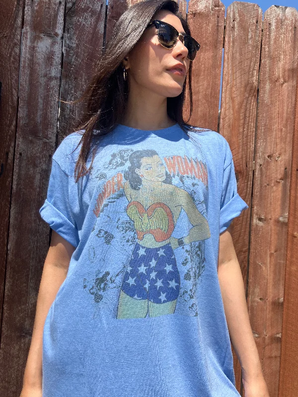 Wonder Women Graphic T-shirt Layered Multi-layer Single Layer