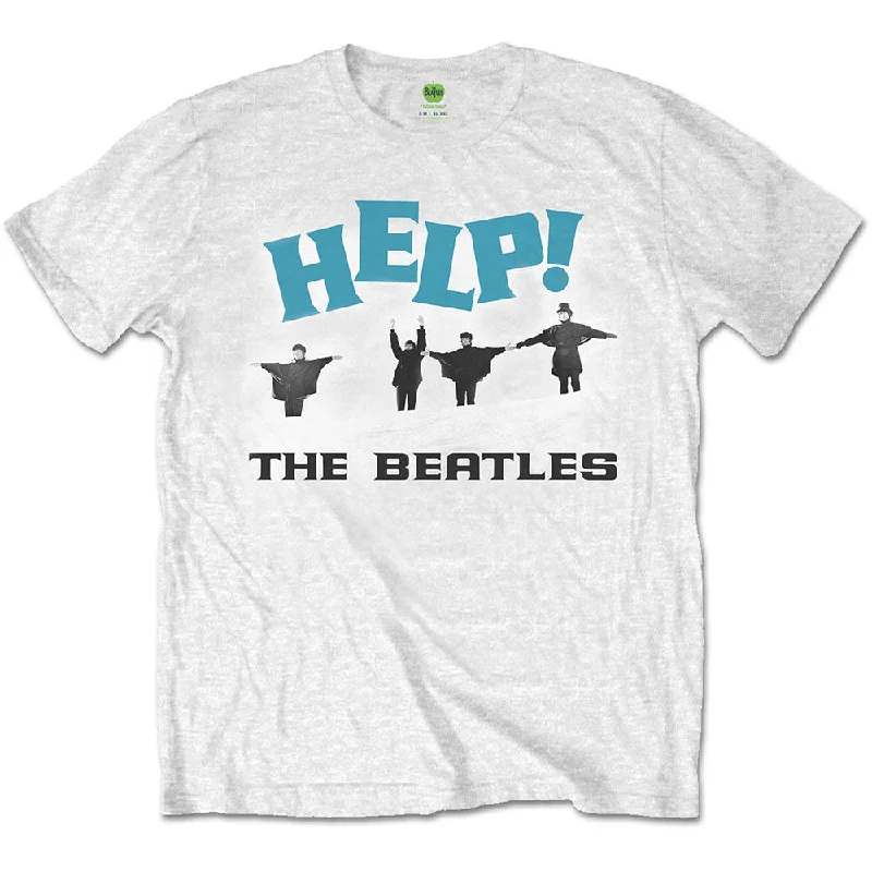 The Beatles | Official Band T-Shirt | Help! Snow Iron Safe Non-Iron Wrinkle Free