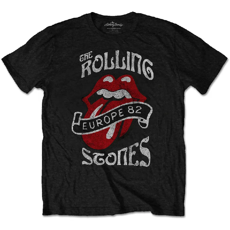 The Rolling Stones | Official Band T-Shirt | Europe '82 Tour Fashionable Trendy Casual