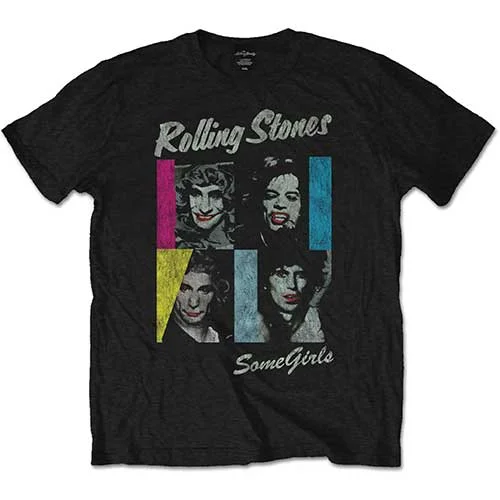 The Rolling Stones | Official Band T-Shirt | Some Girls Wool Fabric Cashmere Fabric Tweed Fabric