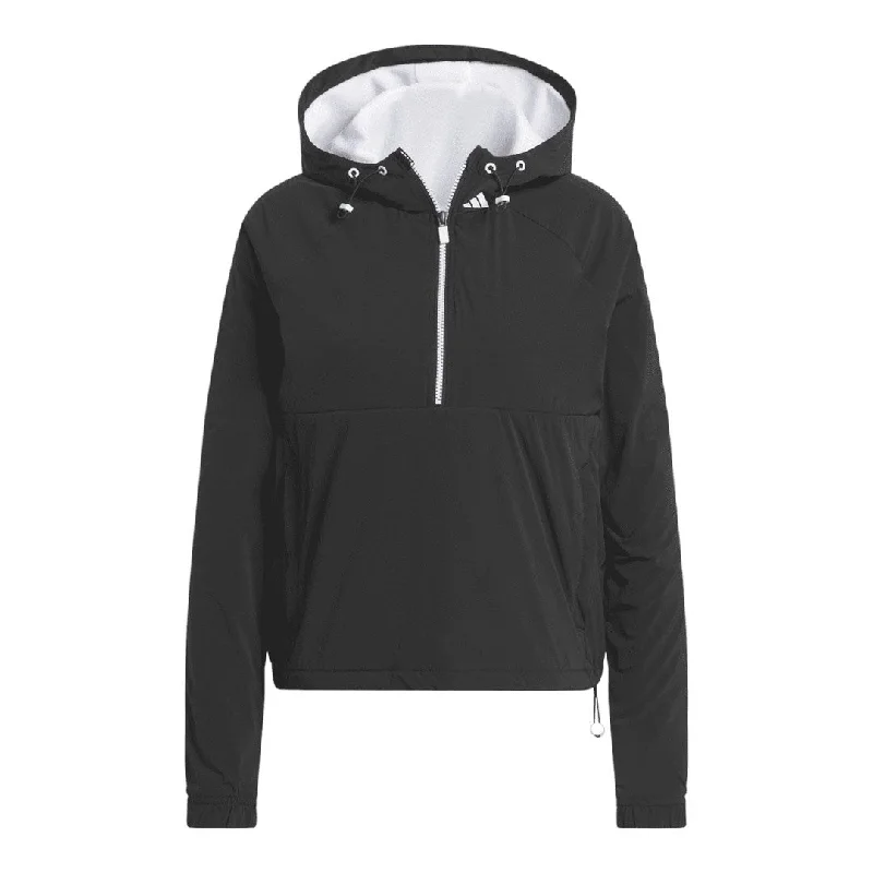 adidas Ladies Ultimate365 Tour WIND.RDY Golf Fleece Hoodie IK7189 Hoodie with Hem Elastic Stretchable Comfortable