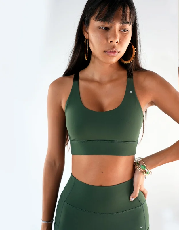 Impact Sports Bra - Eden Minimalist Wireless Bra