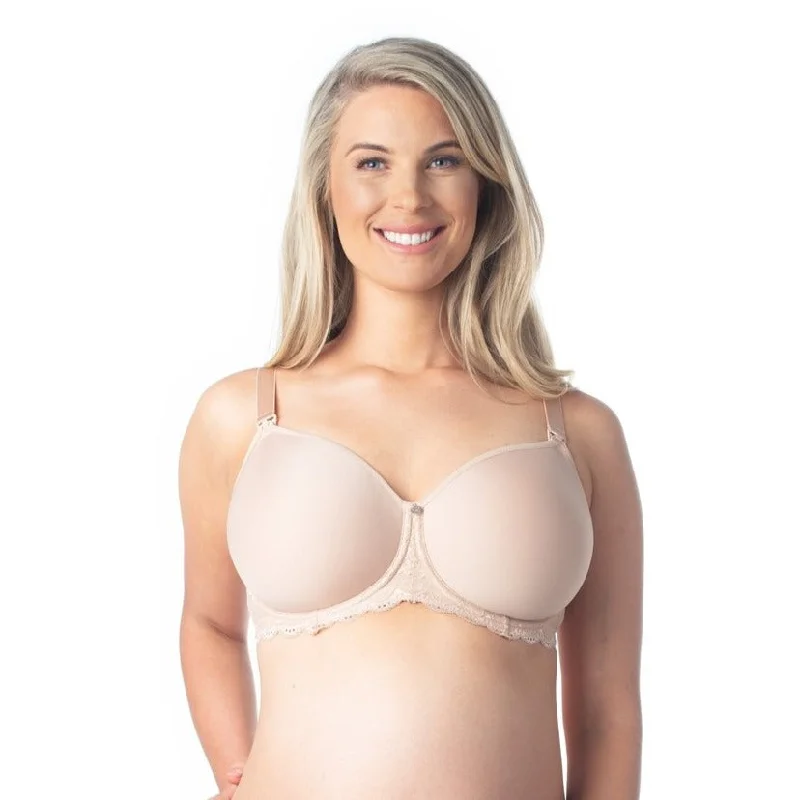 Nursing Bra - Obsession Frappe Flexiwire Bigger Busts Seamless Push-Up Bra