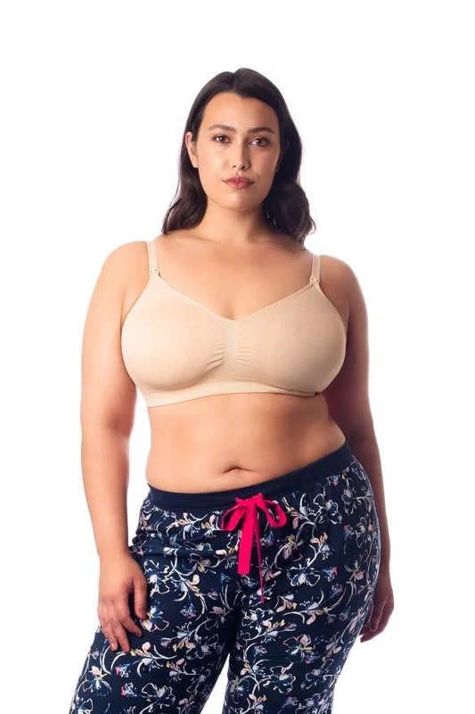 Nursing Sleep/Hospital Bra - NEW Wirefree My Necessity Frappe Wireless Push-Up Bra