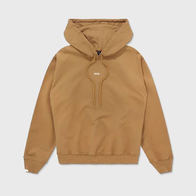 Serif Logo Hoodie - Mocca Hoodie with Reflective Safety Nightwear