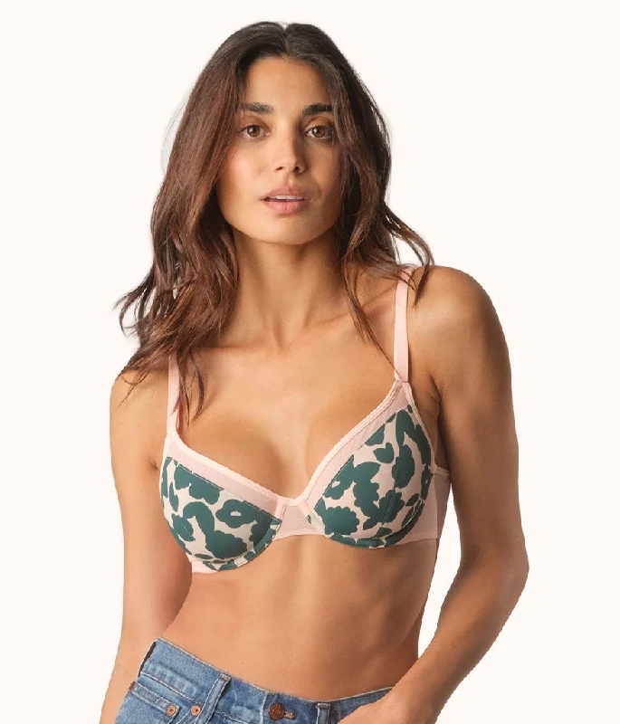 The Unlined Balconette Bra - Print: Retro Blooms Smooth Fit Bra