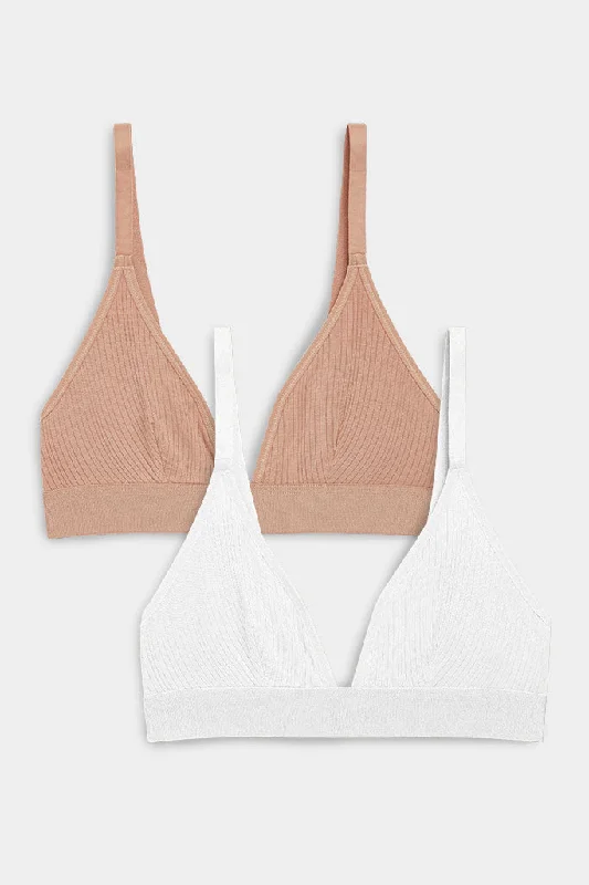 Whipped Triangle Bra Custom 2-Pack Sporty Wireless Bra