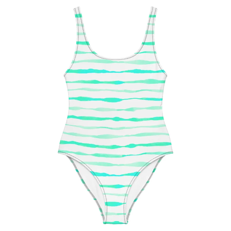 Aqua Waves One-Piece Swimsuit Luxury Swimsuit Style