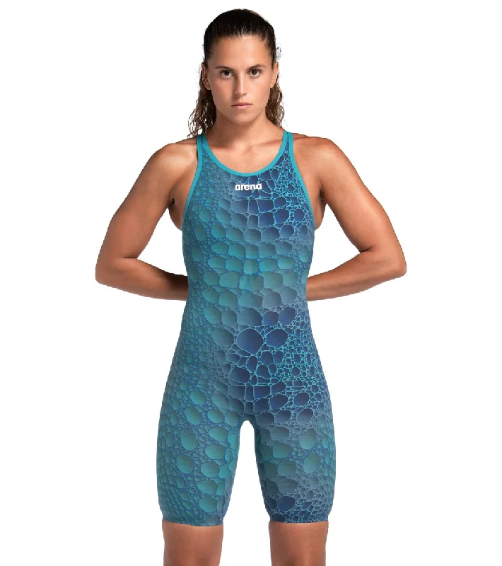 Arena Women's Powerskin Carbon Air2 SL Limited Edition Open Back Tech Suit Swimsuit Abyss Caimano Two-Piece Beachwear