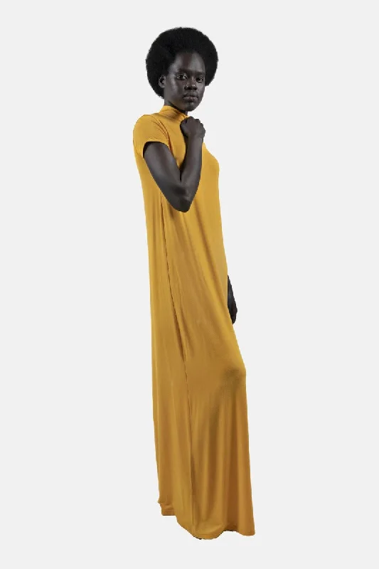 Dresden Maxi Dress - Fenugreek Yellow Elegant Boho Maxi Dress