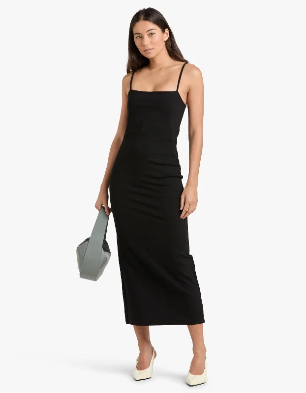 Irina Cami Maxi Dress - Black Chic Sleeveless Maxi Dress