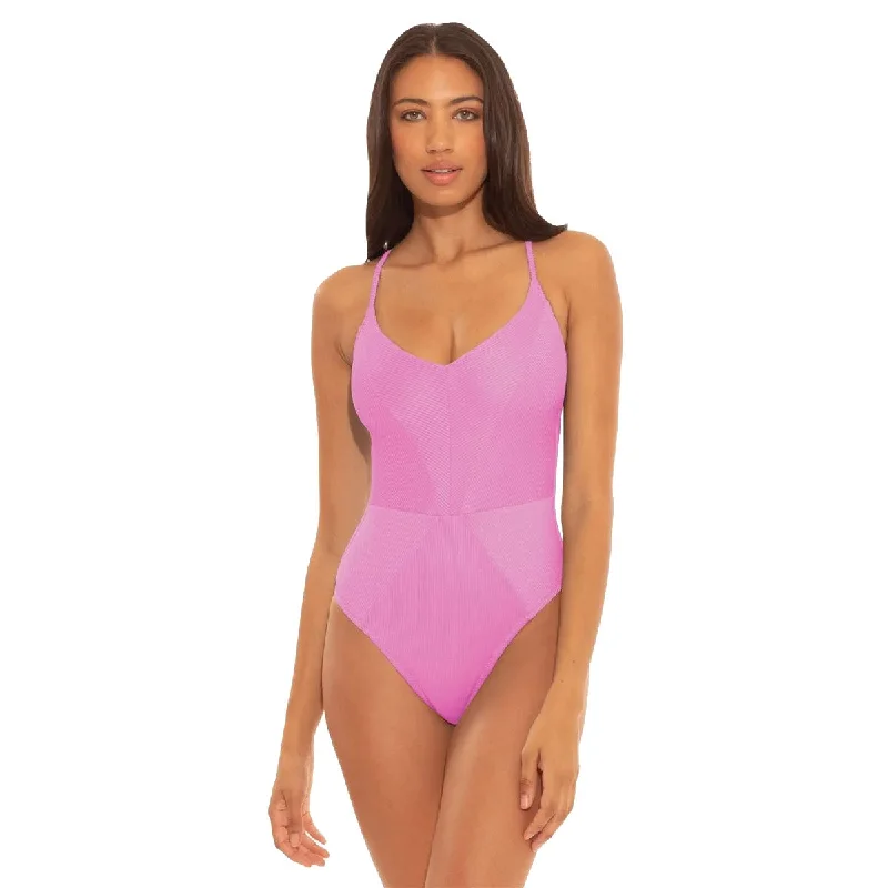 Soluna Lets Dance Lilac One Piece Womens Swimsuit Classic Swimsuit Design