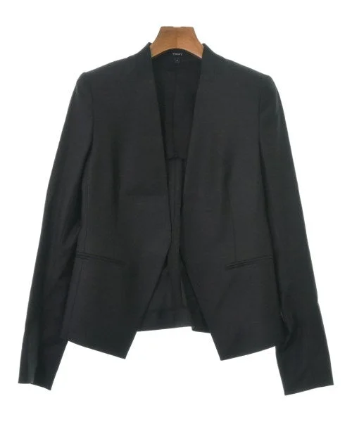 Theory Collarless jackets Notch Collar Jacket Peter Pan Collar Jacket Cowl Neck Jacket