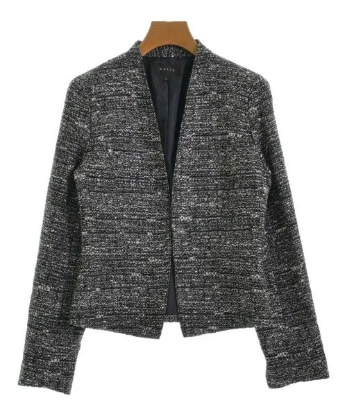 ketty Collarless jackets Herringbone Jacket Houndstooth Jacket Plaid Jacket