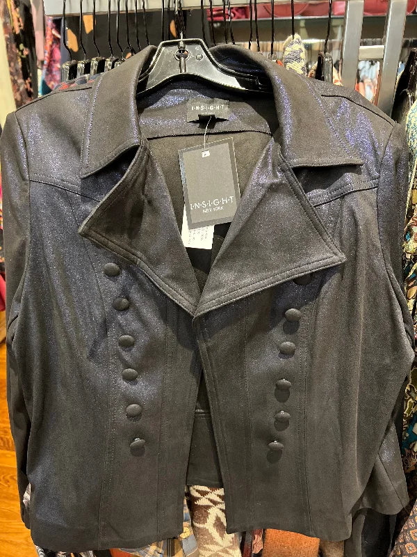 Sparkle Midnight Vegan Metallic Jacket Denim Jacket Leather Jacket Suede Jacket