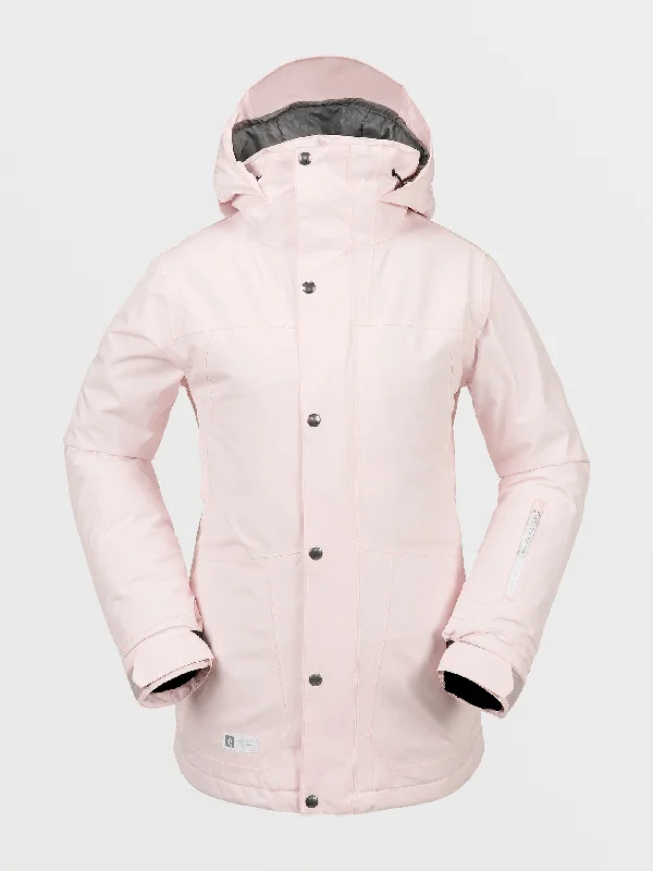 Womens Ell Insulated Gore-Tex Jacket - Calcite Fitted Jacket Loose Jacket Oversized Jacket