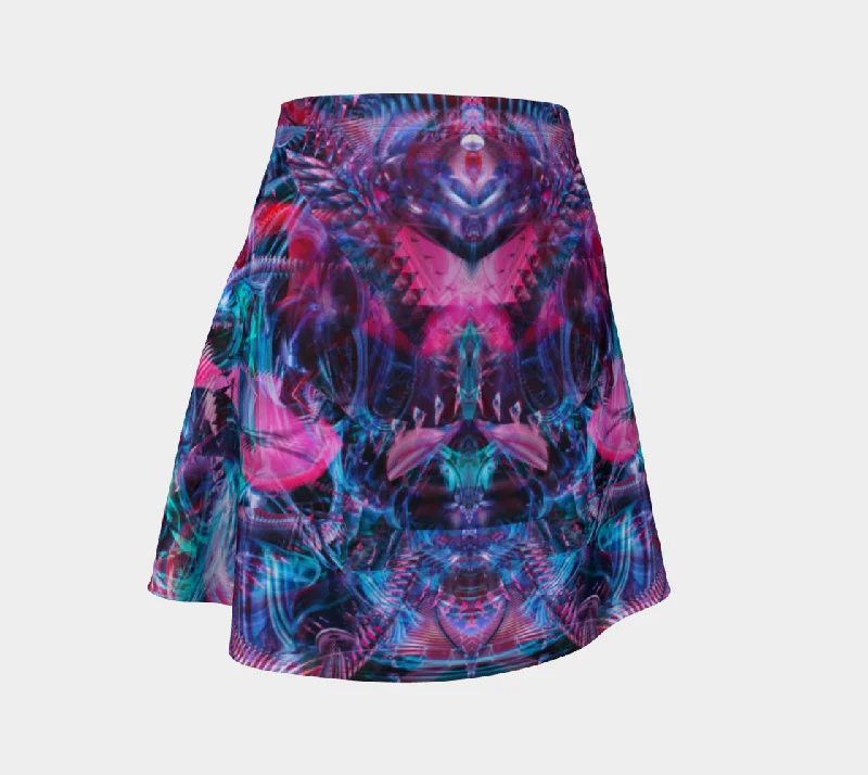 CREATIVE CHAOS FLARE SKIRT corduroy skirt cozy